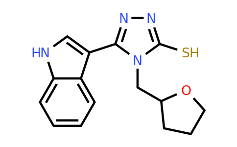 CAS 565209-29-2 | 5-(1H-indol-3-yl)-4-[(oxolan-2-yl)methyl]-4H-1,2,4-triazole-3-thiol