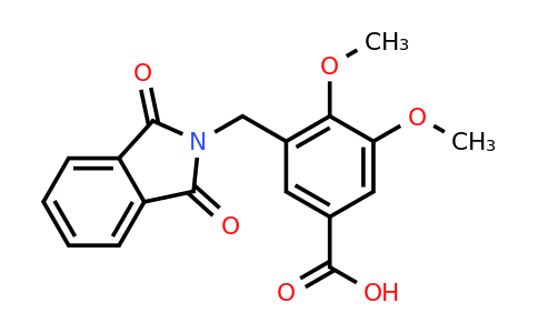 CAS 565210-81-3 | 3-[(1,3-dioxo-2,3-dihydro-1H-isoindol-2-yl)methyl]-4,5-dimethoxybenzoic acid
