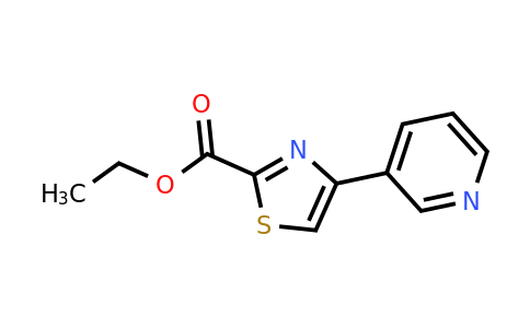 CAS 56601-49-1 | 4-Pyridin-3-YL-thiazole-2-carboxylic acid ethyl ester