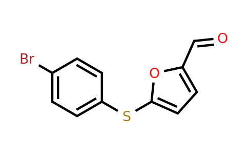 CAS 56656-94-1 | 5-((4-Bromophenyl)thio)furan-2-carbaldehyde