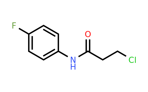 CAS 56767-37-4 | N-(4-Fluorophenyl)-3-chloropropanamide