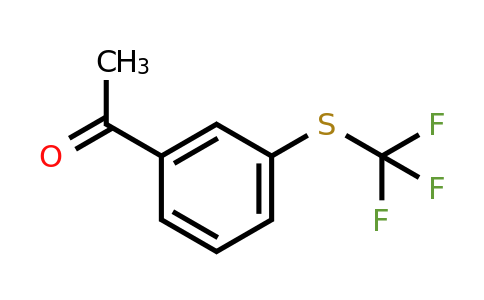 CAS 56773-33-2 | 1-(3-((Trifluoromethyl)thio)phenyl)ethanone