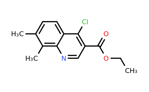 CAS 56824-88-5 | Ethyl 4-chloro-7,8-dimethylquinoline-3-carboxylate