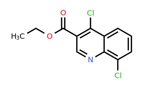 CAS 56824-91-0 | 4,8-Dichloro-quinoline-3-carboxylic acid ethyl ester