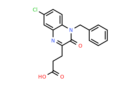 CAS 568543-95-3 | 3-(4-benzyl-7-chloro-3-oxo-3,4-dihydroquinoxalin-2-yl)propanoic acid