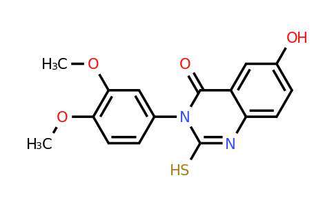 CAS 568544-01-4 | 3-(3,4-dimethoxyphenyl)-6-hydroxy-2-sulfanyl-3,4-dihydroquinazolin-4-one