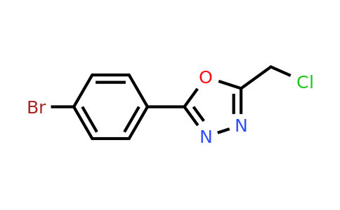 CAS 568544-04-7 | 2-(4-Bromophenyl)-5-(chloromethyl)-1,3,4-oxadiazole