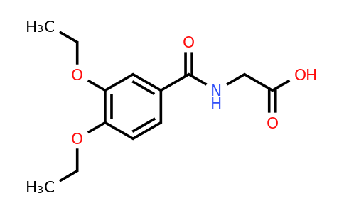 CAS 568544-09-2 | 2-[(3,4-diethoxyphenyl)formamido]acetic acid