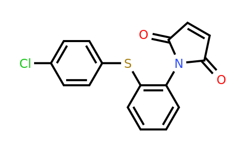 CAS 568550-95-8 | 1-{2-[(4-chlorophenyl)sulfanyl]phenyl}-2,5-dihydro-1H-pyrrole-2,5-dione