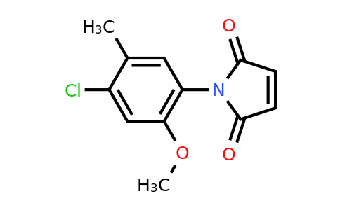 CAS 568551-28-0 | 1-(4-chloro-2-methoxy-5-methylphenyl)-2,5-dihydro-1H-pyrrole-2,5-dione