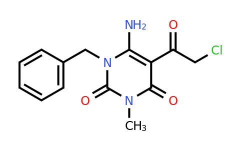CAS 568551-32-6 | 6-amino-1-benzyl-5-(2-chloroacetyl)-3-methyl-1,2,3,4-tetrahydropyrimidine-2,4-dione