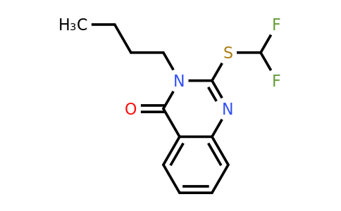 CAS 568551-60-0 | 3-butyl-2-[(difluoromethyl)sulfanyl]-3,4-dihydroquinazolin-4-one