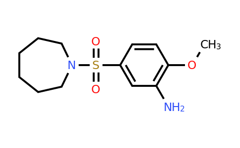 CAS 568551-66-6 | 5-(azepane-1-sulfonyl)-2-methoxyaniline
