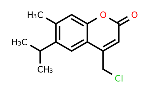 CAS 568555-36-2 | 4-(chloromethyl)-7-methyl-6-(propan-2-yl)-2H-chromen-2-one