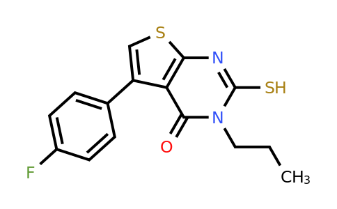 CAS 568555-37-3 | 5-(4-fluorophenyl)-3-propyl-2-sulfanyl-3H,4H-thieno[2,3-d]pyrimidin-4-one