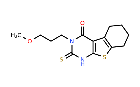 CAS 568555-38-4 | 4-(3-methoxypropyl)-5-sulfanyl-8-thia-4,6-diazatricyclo[7.4.0.0,2,7]trideca-1(9),2(7),5-trien-3-one
