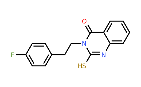 CAS 568555-79-3 | 3-[2-(4-fluorophenyl)ethyl]-2-sulfanyl-3,4-dihydroquinazolin-4-one