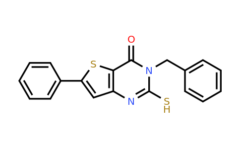3-benzyl-6-phenyl-2-sulfanyl-3H,4H-thieno[3,2-d]pyrimidin-4-one