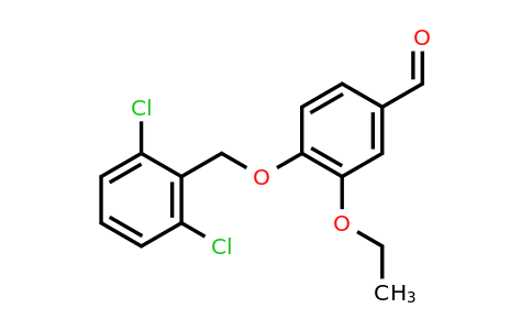 CAS 568556-77-4 | 4-[(2,6-dichlorophenyl)methoxy]-3-ethoxybenzaldehyde