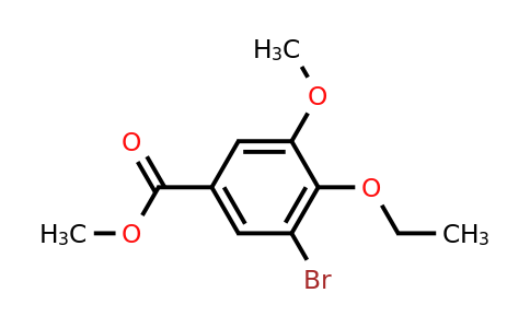 CAS 568558-21-4 | 3-Bromo-4-ethoxy-5-methoxy-benzoic acid methyl ester