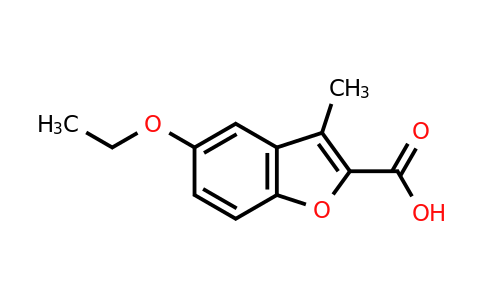 CAS 568558-22-5 | 5-ethoxy-3-methyl-1-benzofuran-2-carboxylic acid