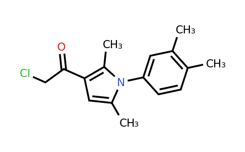 CAS 568559-39-7 | 2-Chloro-1-(1-(3,4-dimethylphenyl)-2,5-dimethyl-1H-pyrrol-3-yl)ethanone