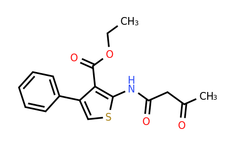 CAS 568559-93-3 | ethyl 2-(3-oxobutanamido)-4-phenylthiophene-3-carboxylate
