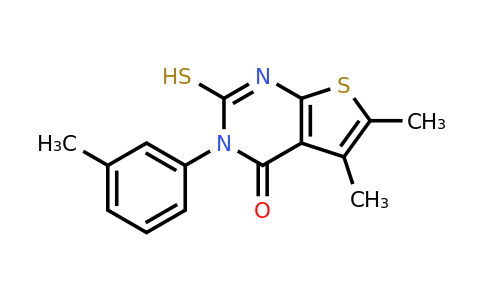 CAS 568560-86-1 | 5,6-dimethyl-3-(3-methylphenyl)-2-sulfanyl-3H,4H-thieno[2,3-d]pyrimidin-4-one