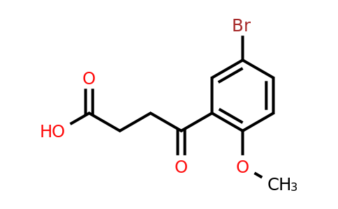 CAS 568567-07-7 | 4-(5-bromo-2-methoxyphenyl)-4-oxobutanoic acid