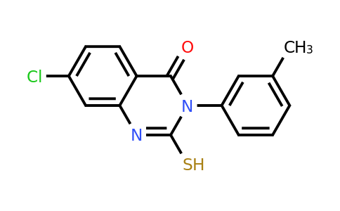 CAS 568570-08-1 | 7-chloro-3-(3-methylphenyl)-2-sulfanyl-3,4-dihydroquinazolin-4-one