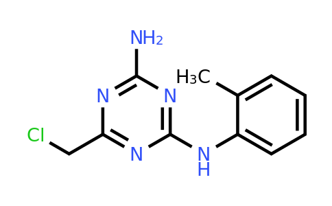CAS 568570-13-8 | 6-(Chloromethyl)-N2-(o-tolyl)-1,3,5-triazine-2,4-diamine