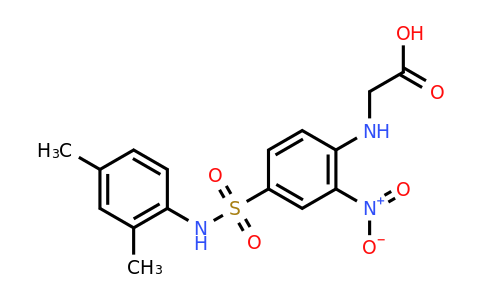 CAS 568570-15-0 | 2-({4-[(2,4-dimethylphenyl)sulfamoyl]-2-nitrophenyl}amino)acetic acid