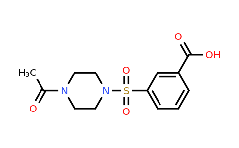 CAS 568577-57-1 | 3-[(4-acetylpiperazin-1-yl)sulfonyl]benzoic acid