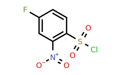 CAS 568586-10-7 | 4-fluoro-2-nitrobenzene-1-sulfonyl chloride