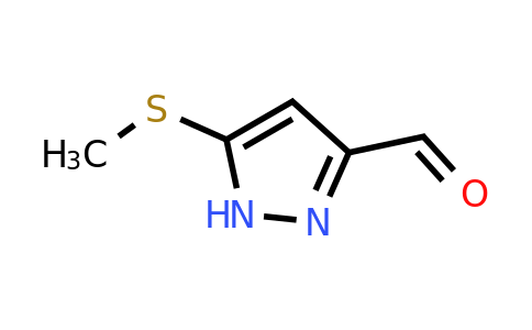 CAS 569657-30-3 | 5-(Methylthio)-1H-pyrazole-3-carbaldehyde