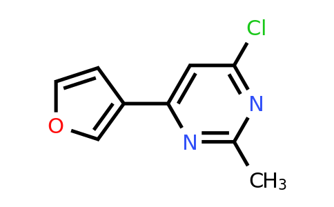 CAS 569658-33-9 | 4-chloro-6-(furan-3-yl)-2-methylpyrimidine
