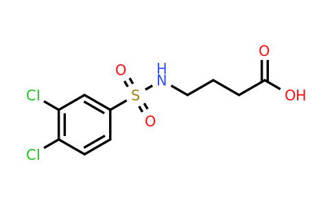 CAS 571149-29-6 | 4-(3,4-dichlorobenzenesulfonamido)butanoic acid