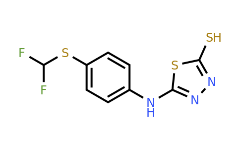 CAS 571149-73-0 | 5-({4-[(difluoromethyl)sulfanyl]phenyl}amino)-1,3,4-thiadiazole-2-thiol