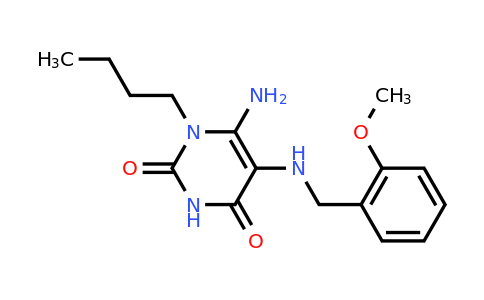 CAS 571149-78-5 | 6-Amino-1-butyl-5-((2-methoxybenzyl)amino)pyrimidine-2,4(1H,3H)-dione