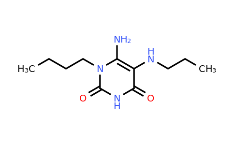 CAS 571149-81-0 | 6-amino-1-butyl-5-(propylamino)-1,2,3,4-tetrahydropyrimidine-2,4-dione