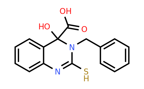 CAS 571150-05-5 | 3-benzyl-4-hydroxy-2-sulfanyl-3,4-dihydroquinazoline-4-carboxylic acid