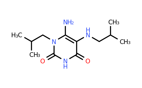 CAS 571150-18-0 | 6-amino-1-(2-methylpropyl)-5-[(2-methylpropyl)amino]-1,2,3,4-tetrahydropyrimidine-2,4-dione