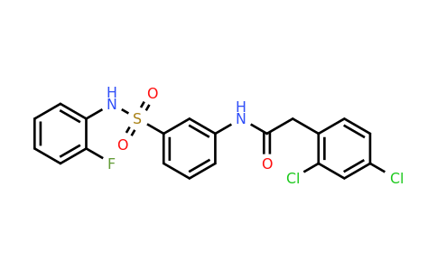 CAS 571155-06-1 | 2-(2,4-Dichlorophenyl)-N-{3-[(2-fluorophenyl)sulfamoyl]phenyl}acetamide