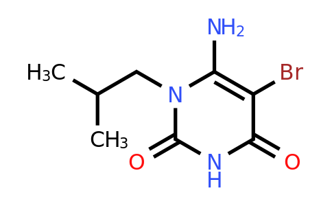 CAS 571155-34-5 | 6-amino-5-bromo-1-(2-methylpropyl)-1,2,3,4-tetrahydropyrimidine-2,4-dione