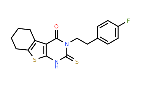 CAS 571155-96-9 | 4-[2-(4-fluorophenyl)ethyl]-5-sulfanyl-8-thia-4,6-diazatricyclo[7.4.0.0,2,7]trideca-1(9),2(7),5-trien-3-one