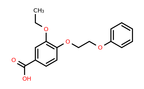 CAS 571156-08-6 | 3-ethoxy-4-(2-phenoxyethoxy)benzoic acid