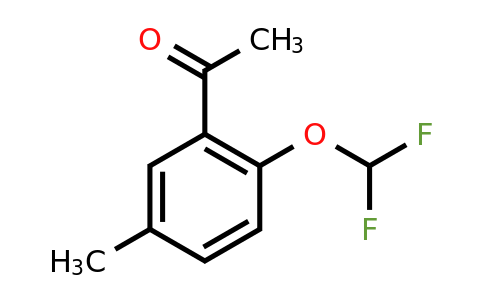 CAS 571158-90-2 | 1-[2-(difluoromethoxy)-5-methylphenyl]ethan-1-one