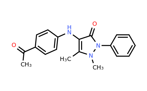 CAS 571161-42-7 | 4-[(4-acetylphenyl)amino]-1,5-dimethyl-2-phenyl-2,3-dihydro-1H-pyrazol-3-one