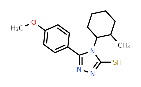 CAS 571162-82-8 | 5-(4-methoxyphenyl)-4-(2-methylcyclohexyl)-4H-1,2,4-triazole-3-thiol