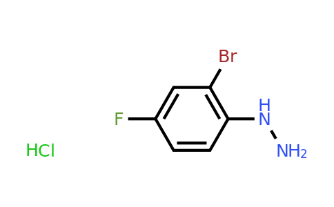CAS 571170-91-7 | (2-bromo-4-fluorophenyl)hydrazine hydrochloride